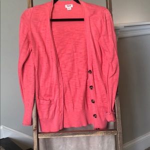 long sleeve fitted cardigan